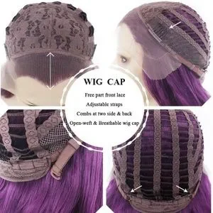 ?Neti Purple 22” LACEFRONT Wig *NWT* ? Accessories | Neti Purple 22 Lacefront Wig Nwt | Poshmark main image 2